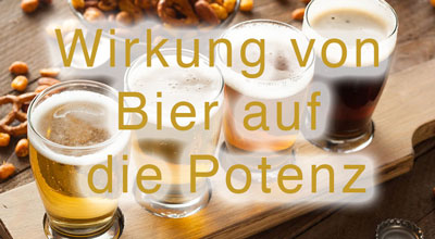 Wirkung von Bier auf die Potenz