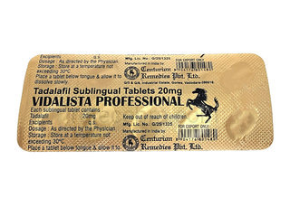 Vidalista Professional 20 mg bestellen per Nachnahme